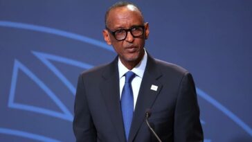 Rwanda President Paul Kagame. (Kevin Dietsch/Getty Images via AFP)