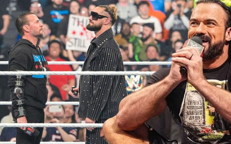 Drew McIntyre confirma el esquema para el segmento con CM Punk y Seth Rollins el 25/3 WWE RAW