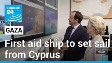 El barco de primeros auxilios para Gaza zarpará de Chipre