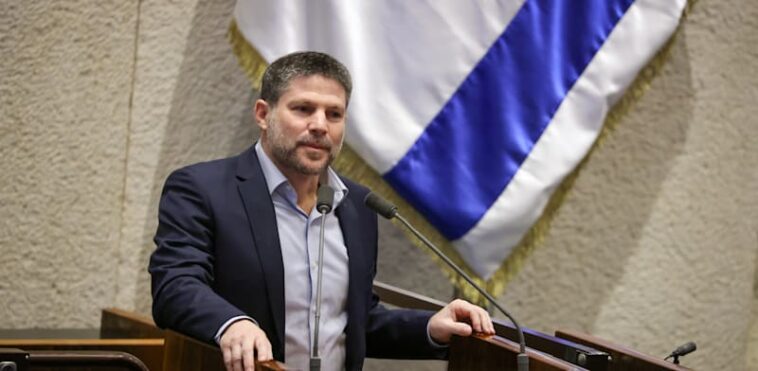Minister of Finance Bezalel Smotrich credit: Noam Moskovich Knesset Spokesperson