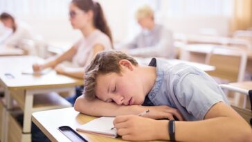 Menos de una quinta parte de los adolescentes duermen las ocho a diez horas recomendadas todas las noches.  Aquellos que obtuvieron las puntuaciones más bajas en términos de salud y satisfacción del sueño tenían más probabilidades de informar que se sentían deprimidos.