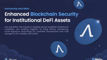 Lif3 se asocia con BitGo para mejorar la seguridad Blockchain para activos institucionales DeFi - CoinJournal
