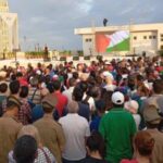 Pueblo cubano marcha contra el genocidio sionista en Palestina