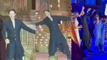 Shah Rukh Khan canta Jai ​​Shri Ram en el evento previo a la boda de Anant-Radhika;  baila con Suhana mientras canta Diljit Dosanjh