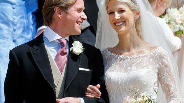 Lady Gabriella Windsor y su nuevo esposo Thomas Kingston parecían felizmente felices el día de su boda en mayo de 2019.