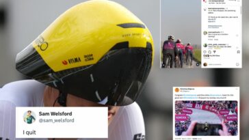 Tweets de la semana: ¿La puerta del casco, el 'photo Finish' de Strade Bianche y una París-Roubaix mojada?