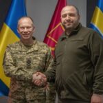 Umerov y Syrskyi discuten las necesidades de defensa de Ucrania con el ministro de Defensa noruego