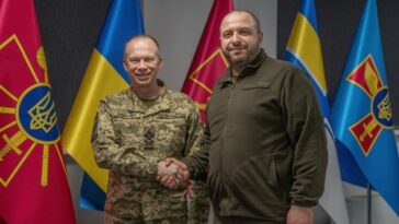 Umerov y Syrskyi discuten las necesidades de defensa de Ucrania con el ministro de Defensa noruego