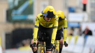 Visma-Lease a Bike 'sorprendida' por la revisión de la UCI sobre los cascos aerodinámicos Giro