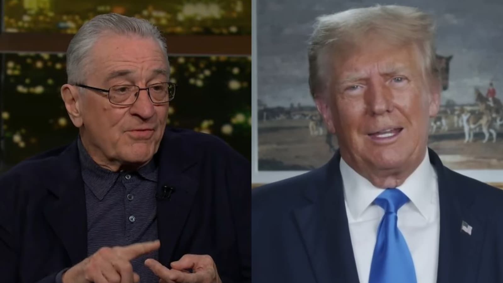 'Vota por Trump... vive la pesadilla': Robert De Niro critica la 'dictadura' del expresidente en tiempo real con Bill Maher
