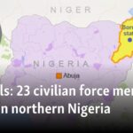 23 miembros de las fuerzas civiles asesinados en el norte de Nigeria