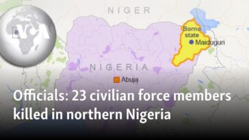 23 miembros de las fuerzas civiles asesinados en el norte de Nigeria
