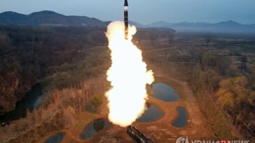 (LEAD) N. Korea claims successful launch of new IRBM tipped with hypersonic warhead