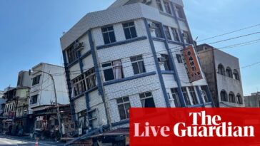 Actualizaciones en vivo del terremoto de Taiwán: más de 700 heridos y decenas aún atrapadas después del terremoto más fuerte en 25 años