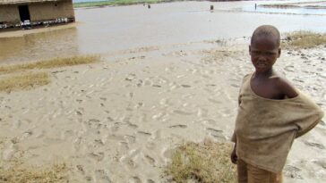 A photo released by the  World Food Programme in January 2007, when millions of people in Burundi faced starvation when floods destroyed crops. (WFP via AFP)