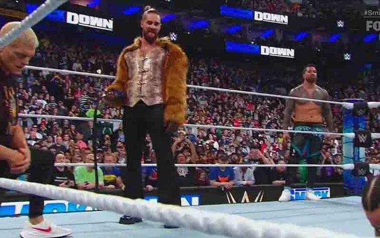 Cody Rhodes y Seth Rollins recrean una paliza similar por cinturón de peso en 4/5 WWE SmackDown