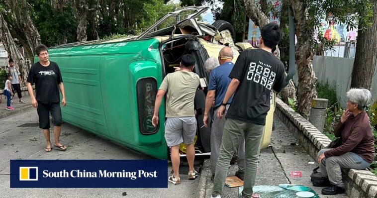Conductor de Hong Kong arrestado después de un atropello con fuga hirió a 6 pasajeros de un minibús