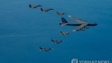 S. Korea, U.S., Japan stage joint aerial drills following N.K. missile launch
