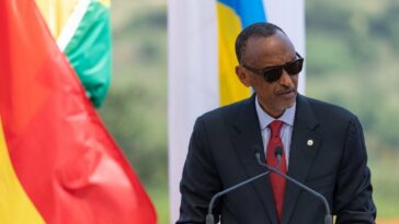 The President of Rwanda, Paul Kagame. (Luke Dray/Getty Images)