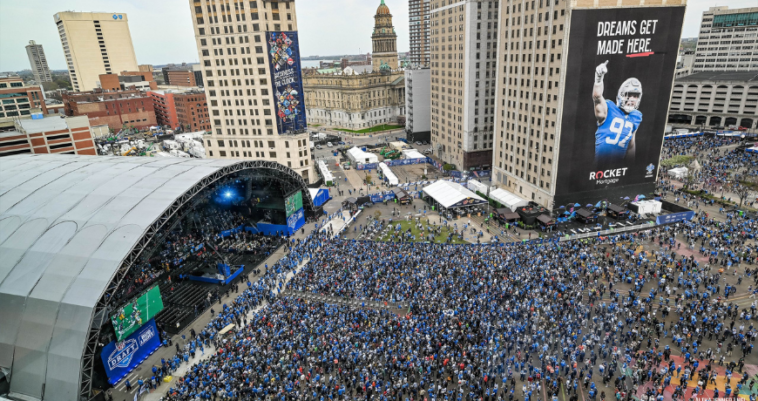 Detroit bate récord de asistencia al Draft de la NFL con más de 775.000 asistentes |  La crónica de Michigan