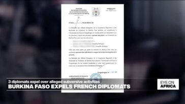 Expulsados ​​tres diplomáticos franceses por supuestas "actividades subversivas" en Burkina Faso