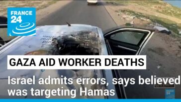 Israel admite "errores" en las muertes de trabajadores humanitarios en Gaza