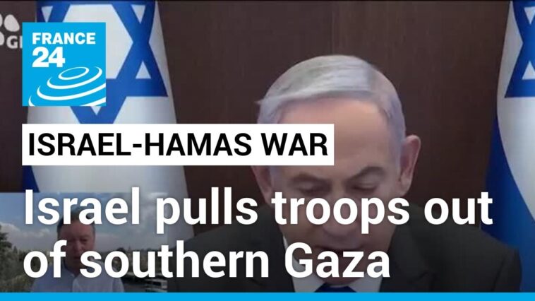 Israel retira tropas del sur de Gaza mientras Netanyahu dice que se acerca la victoria