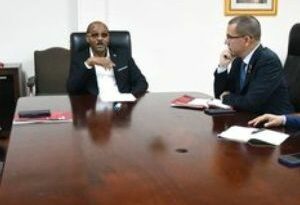 Jorge Arreaza se reúne con Primer Ministro de Antigua y Barbuda