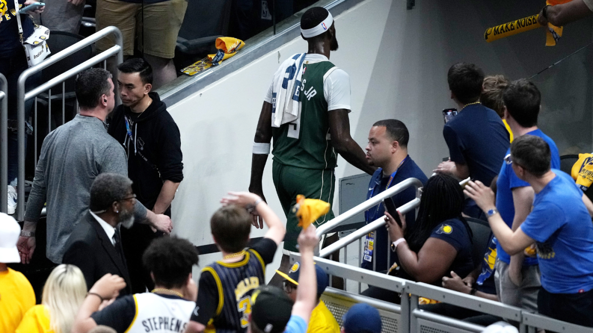 Juego 4 Bucks-Pacers: Bobby Portis de los Bucks expulsado después de una pelea con Andrew Nembhard de los Pacers
