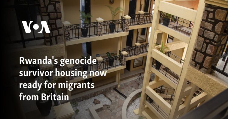 Las viviendas para supervivientes del genocidio de Ruanda ya están listas para recibir a inmigrantes británicos