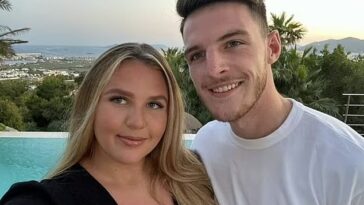 La novia de Declan Rice, Lauren Fryer (izquierda), eliminó todas sus publicaciones en su cuenta de Instagram después de recibir una avalancha de abusos en línea.