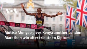Mutiso Munyao le da a Kenia otra victoria en el maratón de Londres tras homenaje a Kiptum