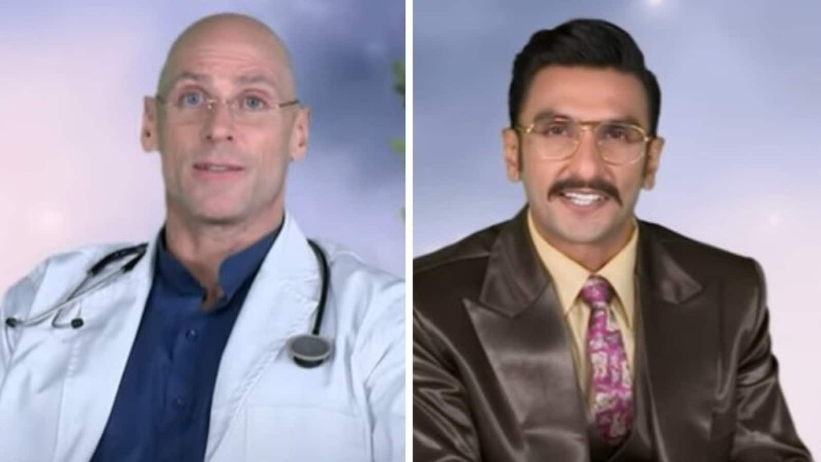  Ranveer Singh se reúne con Johnny Sins para otro divertido anuncio de parodia sobre la salud sexual de los hombres.  Mirar
