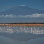 Mount Kilimanjaro seen from the Amboseli National Park in Kenya in July 2022, after Tanzania installed high-speed internet service on the landmark, to attract more tourists via visitors posting to social media. (Tanya Willmer / AFP)