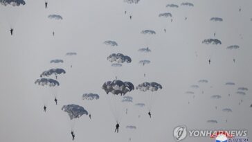 Casualties reported during N. Korea&apos;s military drills involving paratroopers last month