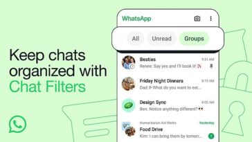 WhatsApp ha introducido tres nuevos filtros de chat, que te permiten buscar mensajes sin tener que desplazarte por toda tu bandeja de entrada
