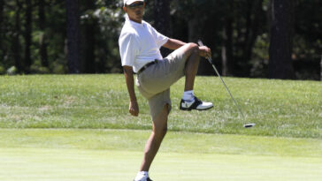 ¿Cuántas veces jugó al golf el presidente Barack Obama mientras estuvo en el cargo?