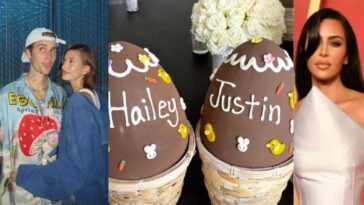 ¿Justin Bieber y Hailey celebrando la Pascua con las Kardashian?  Los fanáticos encuentran una conexión con el 'huevo'