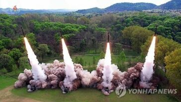 (2nd LD) N. Korea fires short-range ballistic missiles toward East Sea: JCS