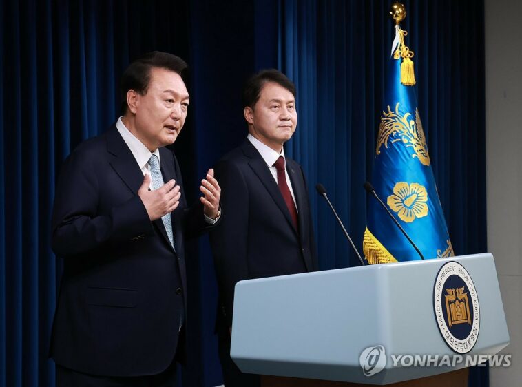 (LEAD) Yoon names ex-vice justice minister as senior secretary for civil affairs