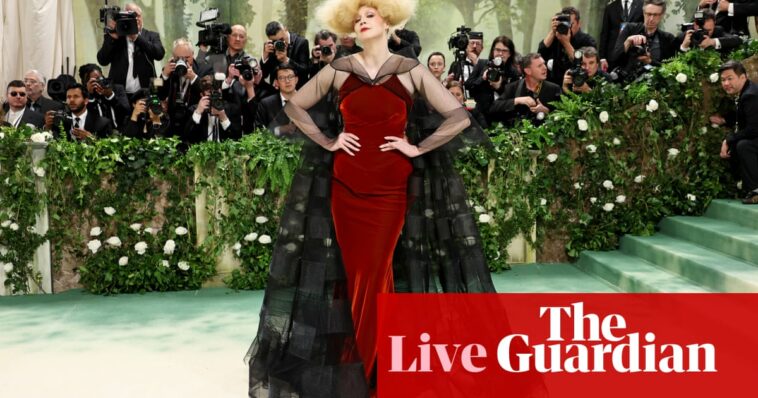 Actualizaciones en vivo de Met Gala 2024: Anna Wintour, Gwendoline Christie y una alfombra roja verde