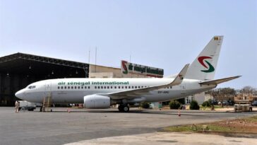 An Air Senegal plane – not the aircraft in question – pictured in Dakar in April 2009.(Georges GOBET / AFP)
