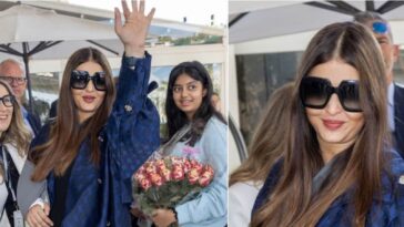 Cannes 2024: Aishwarya Rai Bachchan y su hija Aaradhya reciben una gran bienvenida en la Riviera francesa.  Mirar