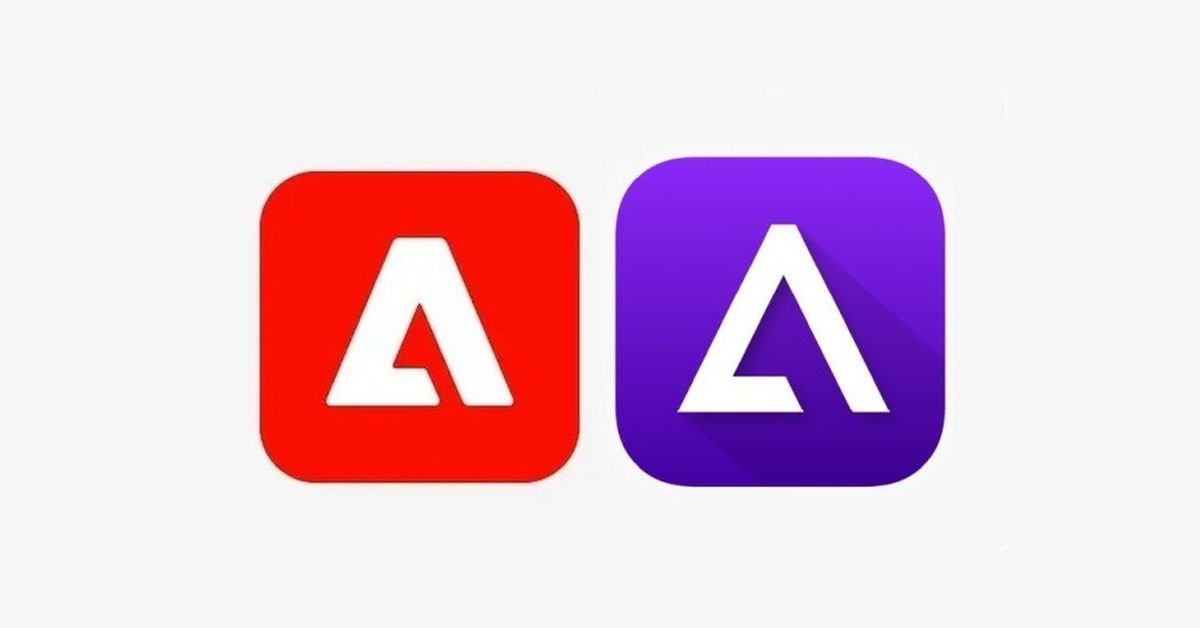 There’s no denying the similarities to Adobe’s Experience Cloud logo (left), but Adobe typically uses a negative space logo that’s harder to mistake.