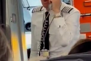 Los pasajeros de un vuelo de Lisboa a Manchester quedaron atónitos cuando el piloto (en la foto del domingo) admitió que retrasó el vuelo porque