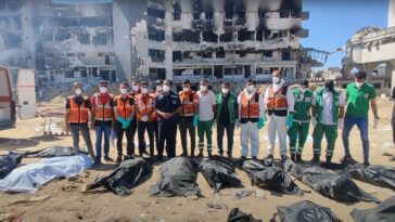 La guerra de Israel contra Gaza: al menos 49 cadáveres encontrados en una nueva fosa común en el hospital de Al Shifa