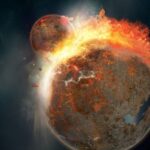 Un nuevo estudio de la Luna ofrece nueva evidencia de que el satélite natural de la Tierra se formó a partir del choque de un antiguo planeta contra la Tierra.  En esta colisión largamente teorizada, hace unos 4.500 millones de años, un planeta del tamaño de Marte llamado 'Theia' se partió en fragmentos de lava caliente al impactar con la Tierra.