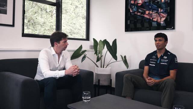 MIRAR: 'Creo en este viaje': Alex Albon habla sobre su extensión de contrato de varios años con el director del equipo Williams, James Vowles
