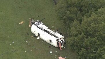 Ocho muertos al estrellarse un autobús que transportaba a trabajadores agrícolas en Florida