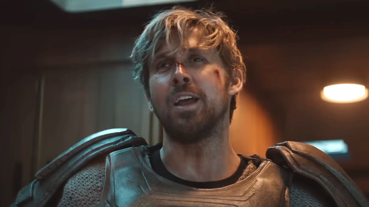 Ryan Gosling wearing armor in The Fall Guy